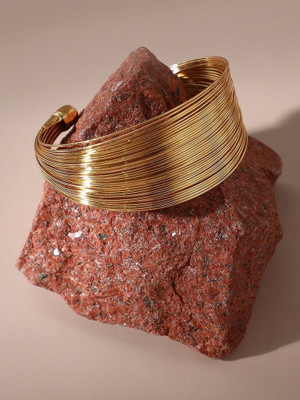 Trendz Hack Alloy Gold-plated Bracelet