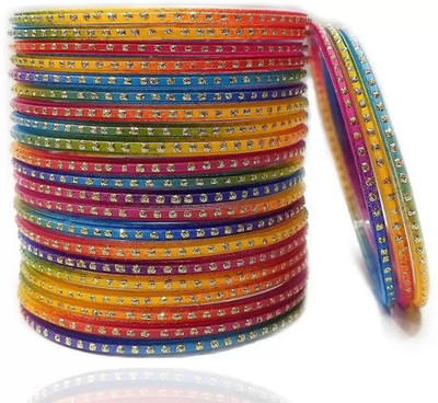RADHA MOHAN EMPIRE Glass Bangle(Pack of 24)