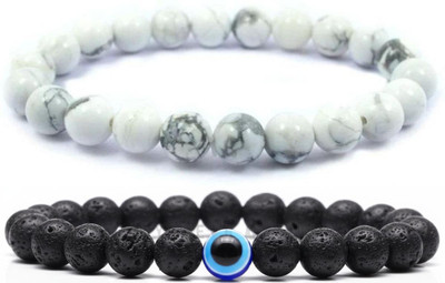 IKONKARR Stone, Crystal, Alloy Bracelet(Pack of 2)