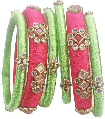 Shraddha creations Plastic Bangle Set(Pack of 6)