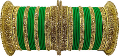 Royal Bangles Metal Zircon Bangle Set(Pack of 36)