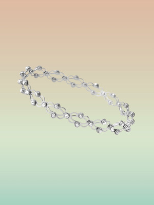 RKB SALES Alloy Cubic Zirconia Ring Bracelet