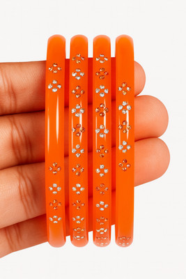 Mars And Venus Plastic Bangle Set(Pack of 4)