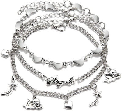 Kairangi Brass Silver Bracelet