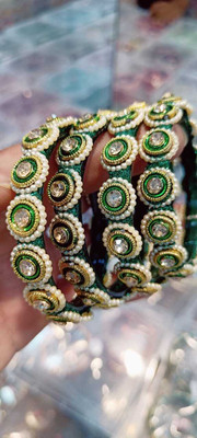 nishu Crystal, Glass Kada(Pack of 4)