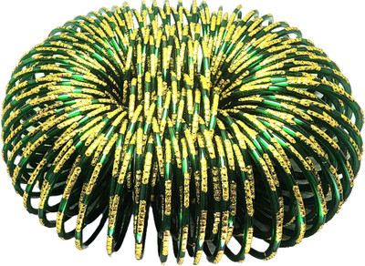 SVB Glass Gold-plated Bangle Set(Pack of 168)