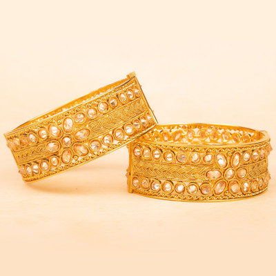 Raddhi Jewels Brass Brass Bangle Set(Pack of 2)