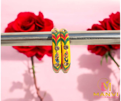 MANVI FASHION Lac Bangle(Pack of 2)