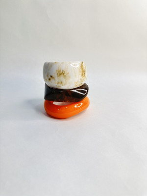 TAG-7 Resin Bangle(Pack of 3)