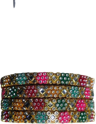 R SAURABH Metal Kada(Pack of 4)