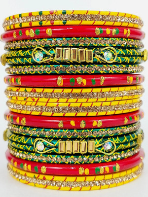 lahticollection Lac Bangle Set(Pack of 10)