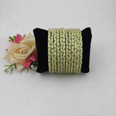 navika bangles Glass Bangle Set(Pack of 12)