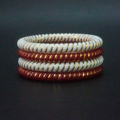 PTSlife Plastic Gold-plated Shakha Pola(Pack of 4)