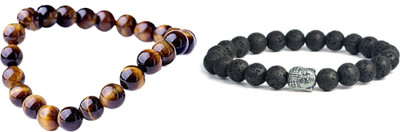 Malas Collection Stone, Crystal Bracelet Set(Pack of 2)