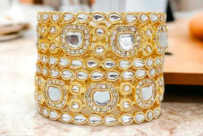 Vrangnath Metal Crystal Kada(Pack of 6)