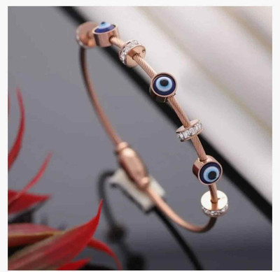 Fashon Frill Stainless Steel Gold-plated Bracelet