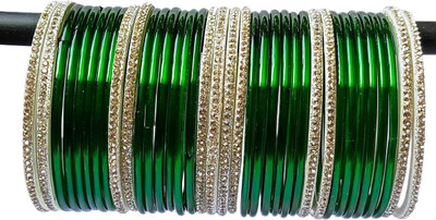 DURGANSH Glass Bangle Set(Pack of 10)