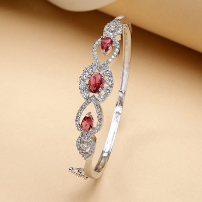 ZENEME Brass Rhodium Bracelet