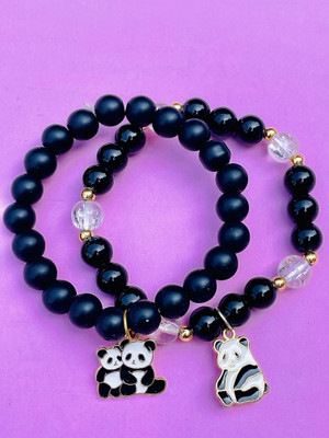 RS TRANDING Crystal Crystal Bracelet Set(Pack of 2)
