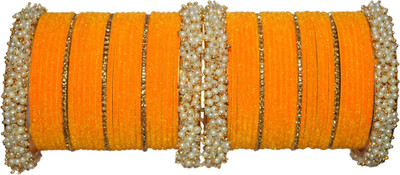 ishika Alloy Platinum Bangle Set(Pack of 2)
