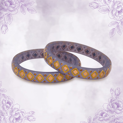 LUV FASHION Plastic Bangle(Pack of 2)