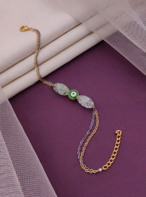 RAXOR Alloy Crystal Gold-plated Bracelet