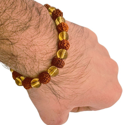 Lazy Collection Stone, Rudraksha Charm Bracelet