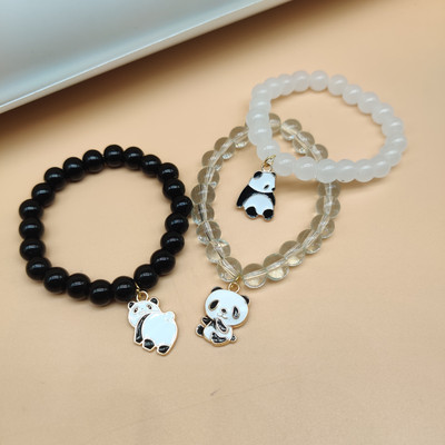 FashionLobby Crystal Beads Bracelet Set(Pack of 3)