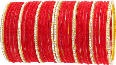 NMII Glass Zircon Bangle Set(Pack of 32)