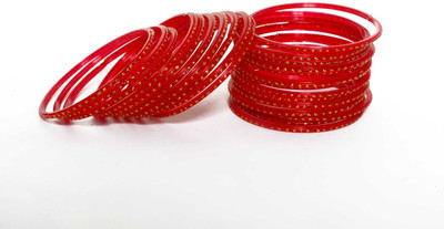 Durga ji Glass Bangle Set(Pack of 10)