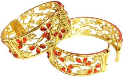 balaji gold Copper Gold-plated Bangle Set(Pack of 2)