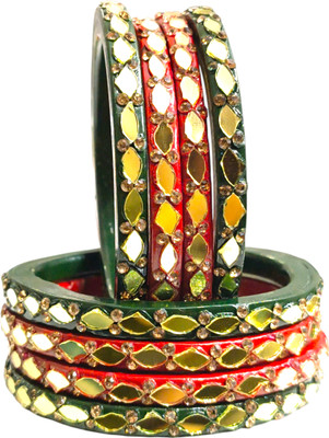 Suhag Lac Bangle(Pack of 8)