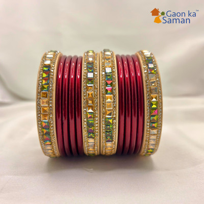 gaonkasaman Lac Bangle Set(Pack of 12)