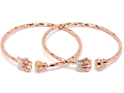 ZENEME Brass Brass Bracelet Set(Pack of 2)