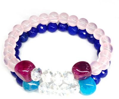 Daivya Wellness Stone, Crystal Beads Bracelet Set(Pack of 2)