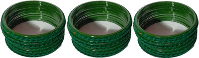 GROWLIC Glass Bangle Set(Pack of 24)