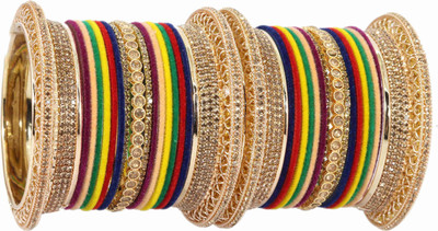 NMII Metal Zircon Bangle Set(Pack of 46)