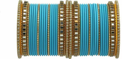 DONERIA Metal Beads Bangle Set(Pack of 44)