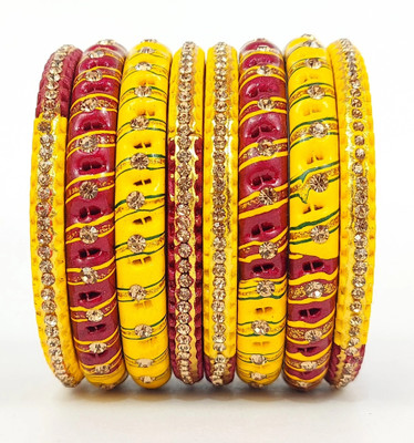 lahticollection Lac Bangle Set(Pack of 8)