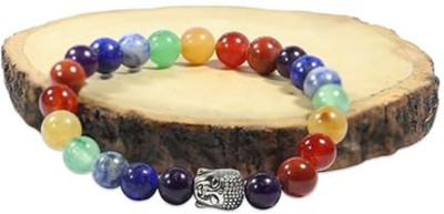 VIBESLE Stone, 7 Chakra Beads, Crystal Charm Bracelet