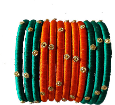 SiirAaka Fabric Bangle Set(Pack of 12)