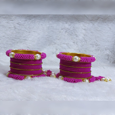 MAHAVEER TRADERS Alloy Gold-plated Bangle Set(Pack of 10)