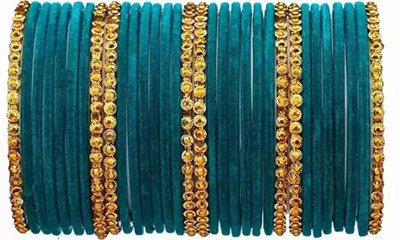 Jay Enterprises Glass Bangle Set(Pack of 32)