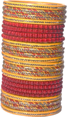 Anshi Creations Lac Bangle Set(Pack of 24)