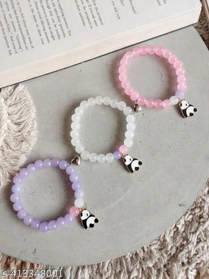SBSONSCREATION Alloy Beads Bracelet(Pack of 3)