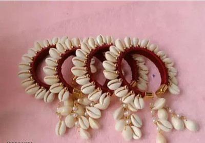 Shyam Creation Plastic Gold-plated Bangle Set(Pack of 4)