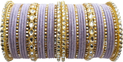 TBK Brass, Alloy Gold-plated Bangle Set(Pack of 42)