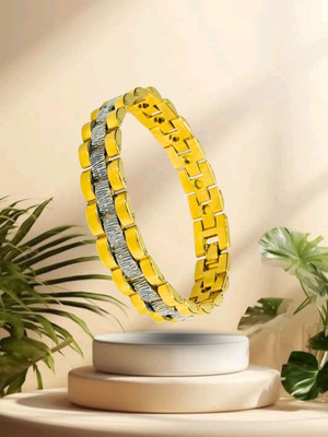 RKB SALES Alloy Cubic Zirconia Gold-plated Bracelet