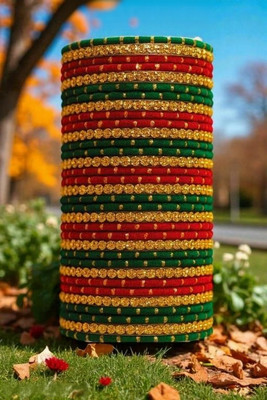 Royal Decoret Glass Bangle Set(Pack of 12)