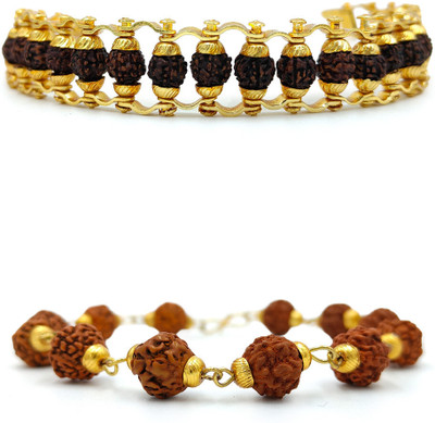 BHAGYA G Rudraksha Bracelet(Pack of 2)